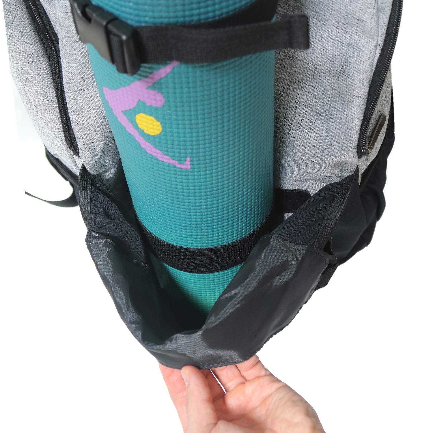 Aurorae Yoga Multi Purpose Backpack Model 2.0. Mat Sold Separately Dark Grey - Sports Supplies Online Store