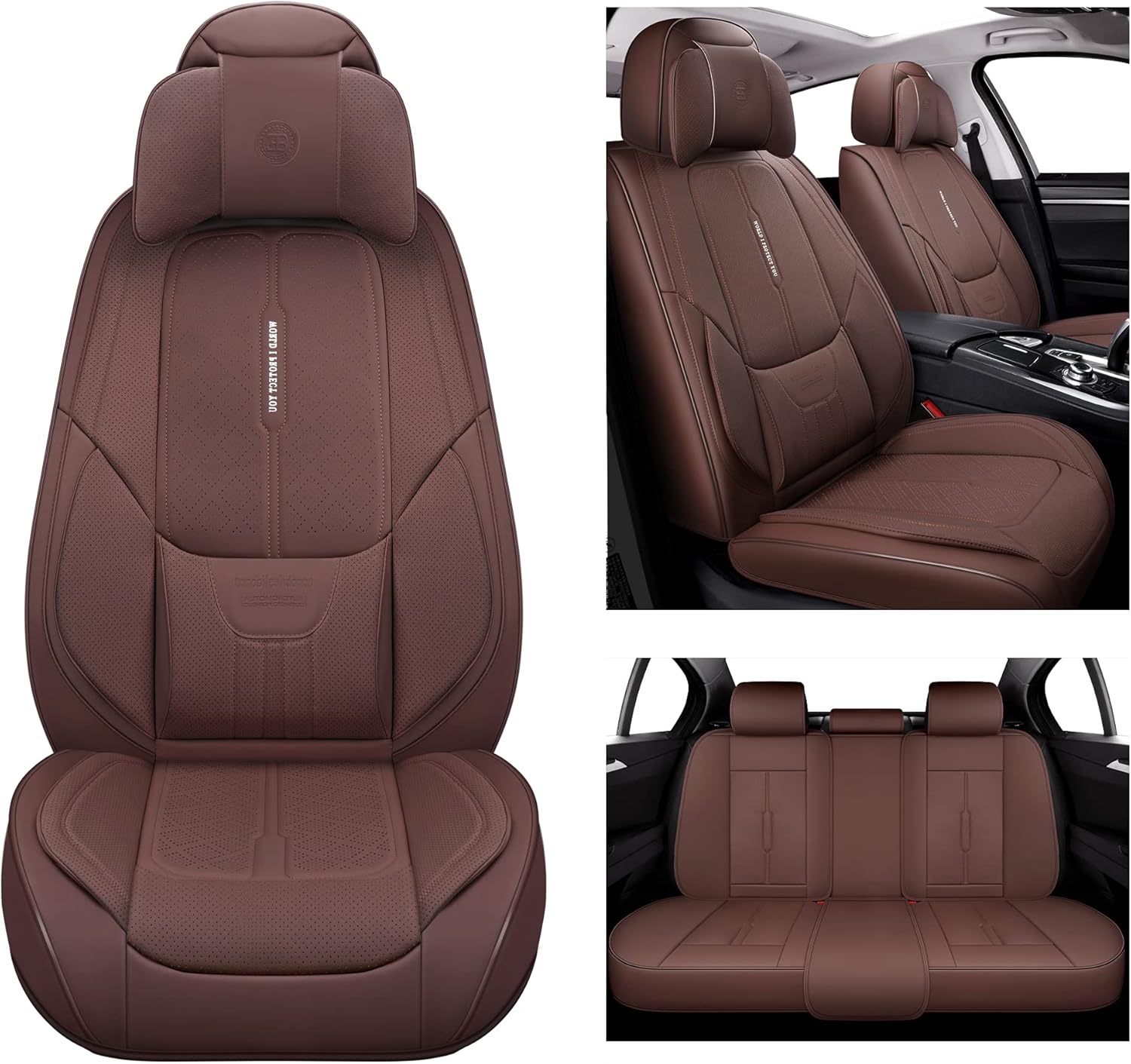 NS YOLO Leather Car Seat Covers