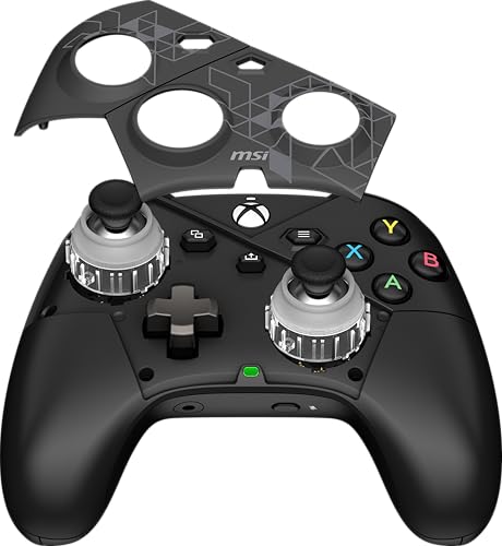 MSI Force PRO W Wireless Gaming Controller – Rechargeable Gamepad with Dual Vibration, Hall Effect Triggers, Certified for Xbox Consoles