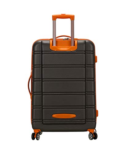 Rockland Melbourne Hardside Expandable Luggage with Spinner Wheels, 2TONEBLUE, 2 Piece (20/28)