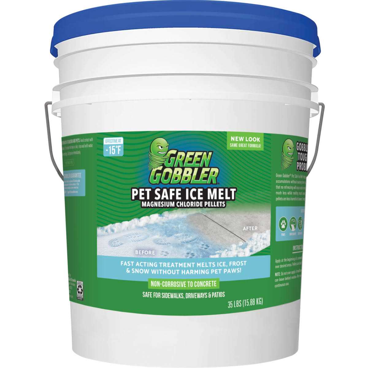Green Gobbler Pet Safe Ice Melt Effective to -15° Fahrenheit