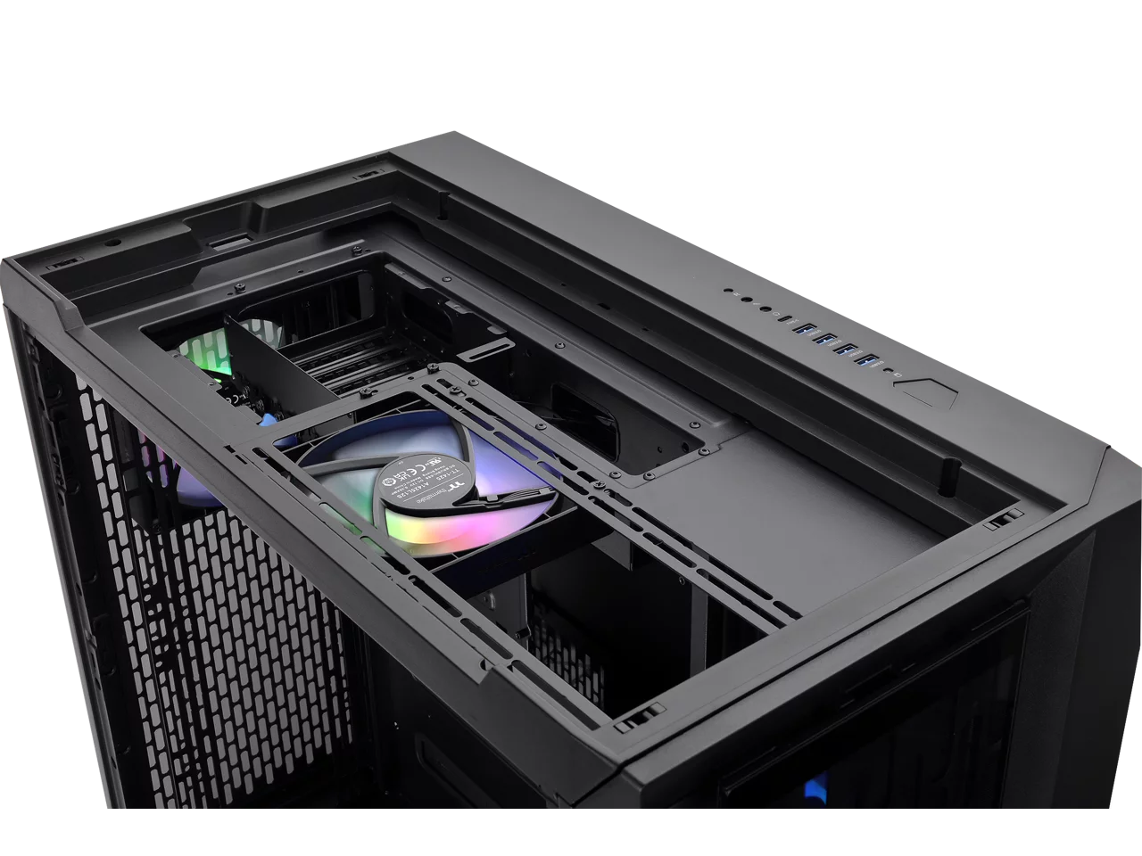 Thermaltake CTE C750 TG ARGB E-ATX Full Tower with Centralized Thermal Efficiency Design; 3x140mm CT140 ARGB Fans Pre-Installed