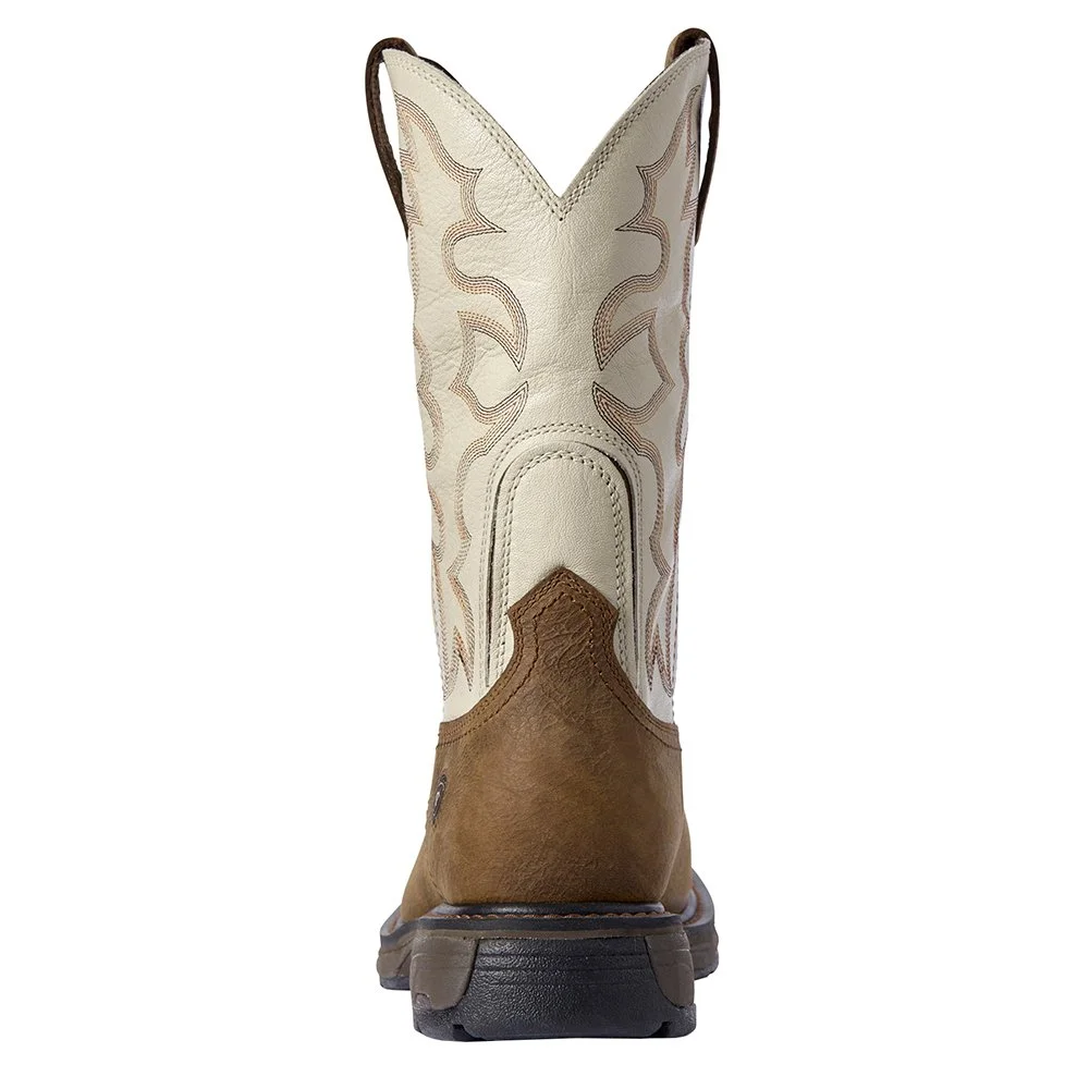 ARIAT Men's Rye Workhog Western Work Boot Soft Toe Rye Brown