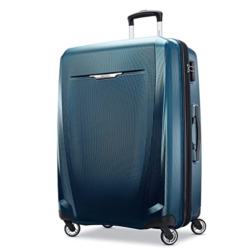 Samsonite Winfield 3 DLX Hardside Expandable Luggage with Spinners, Silver, Carry-On 20-Inch