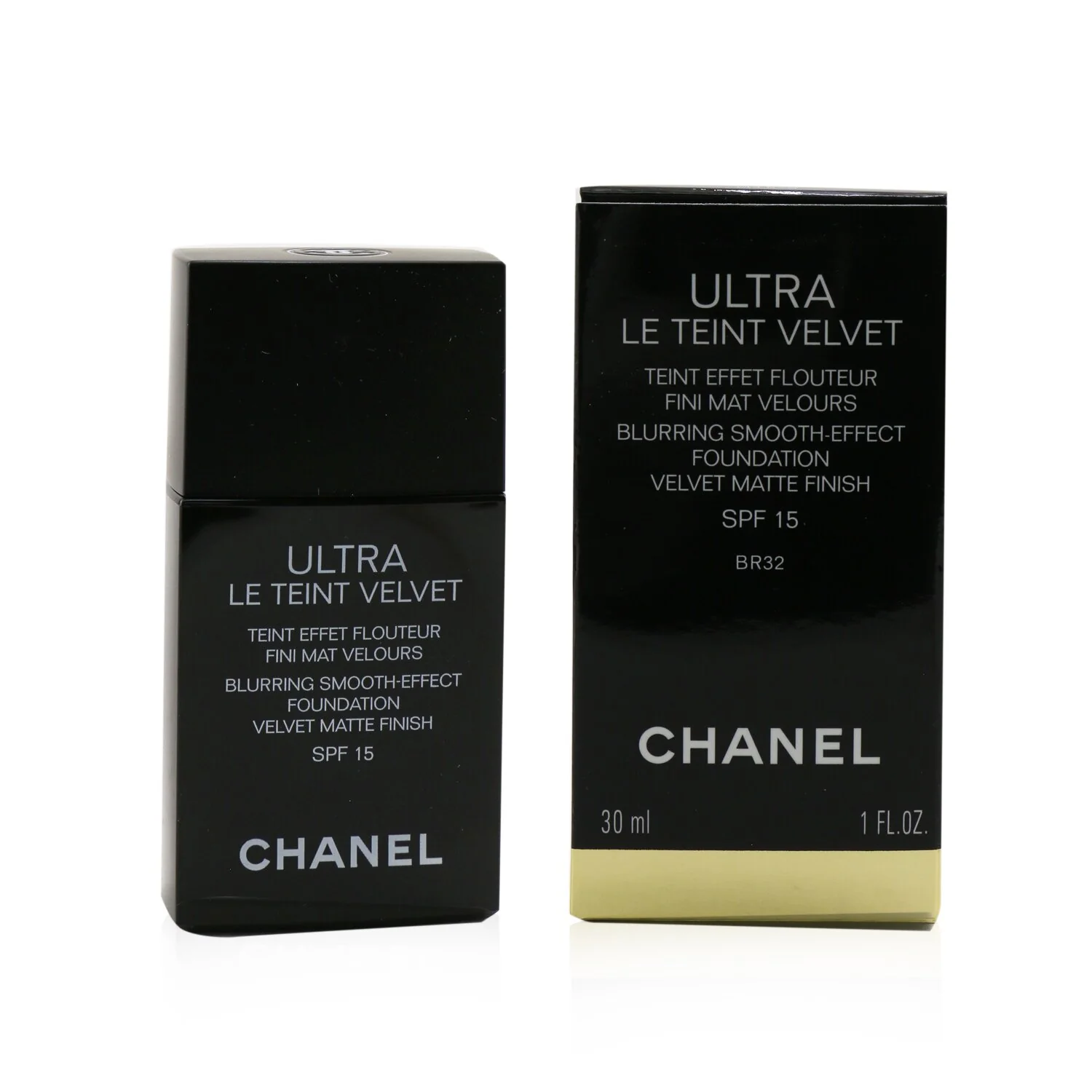 Chanel Ultra Le Teint Velvet Blurring Smooth Effect Foundation SPF 15 - # BR12 (Beige Rose) 30ml/1oz