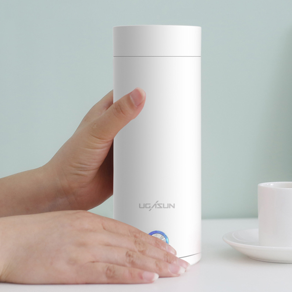 Electric Heating Cup 400ML Mini Portable Kettle Cup Temperature Controlled Smart Thermos Automatic Wellness Kettle Insulated Cup