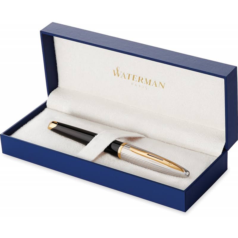 Waterman Carene Deluxe Black Fountain Pen - Medium