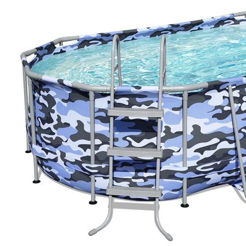 Bestway Steel Pro Max 14'x48 Camo Pool Set | Durable Construction, Easy Assembly, and All-Inclusive Accessories
