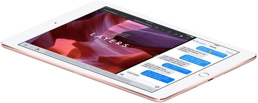 Apple iPad Pro Tablet (256GB, Wi-Fi, 9.7in) Rose (Renewed)