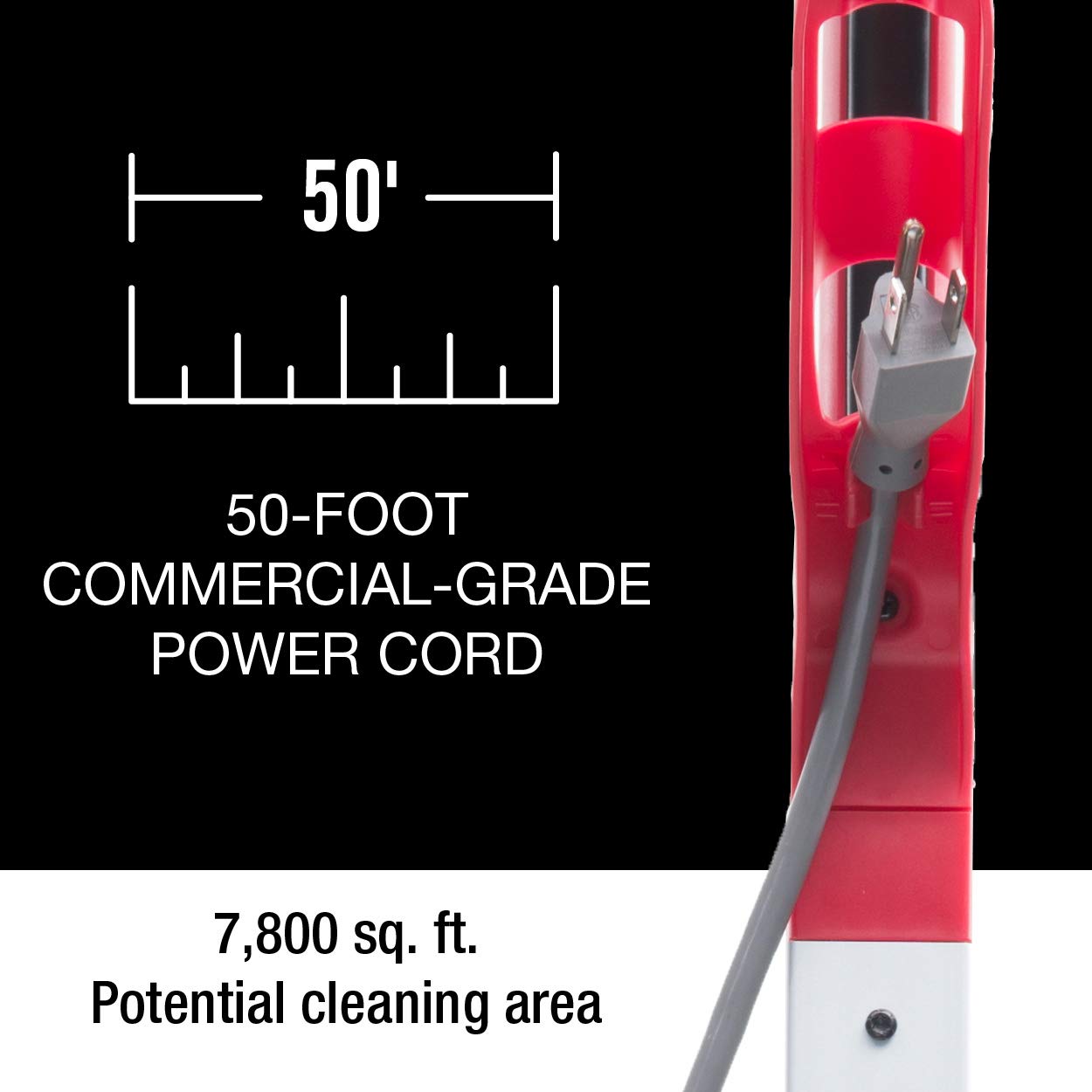 Sanitaire MULTI-SURFACE QuietClean Upright Bagged Commercial Vacuum, SC9180B,Red