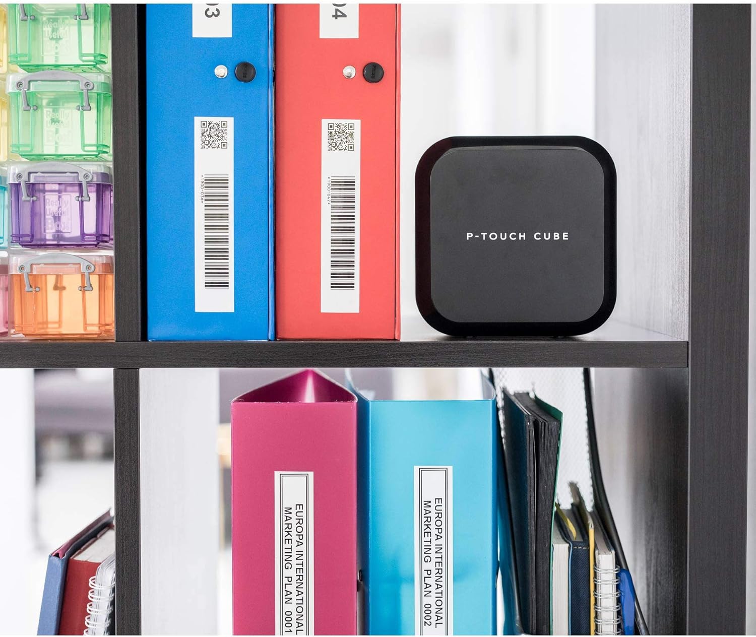 Brother P-touch CUBE Plus PT-P710BT Versatile Label Maker with Bluetooth Wireless Technology