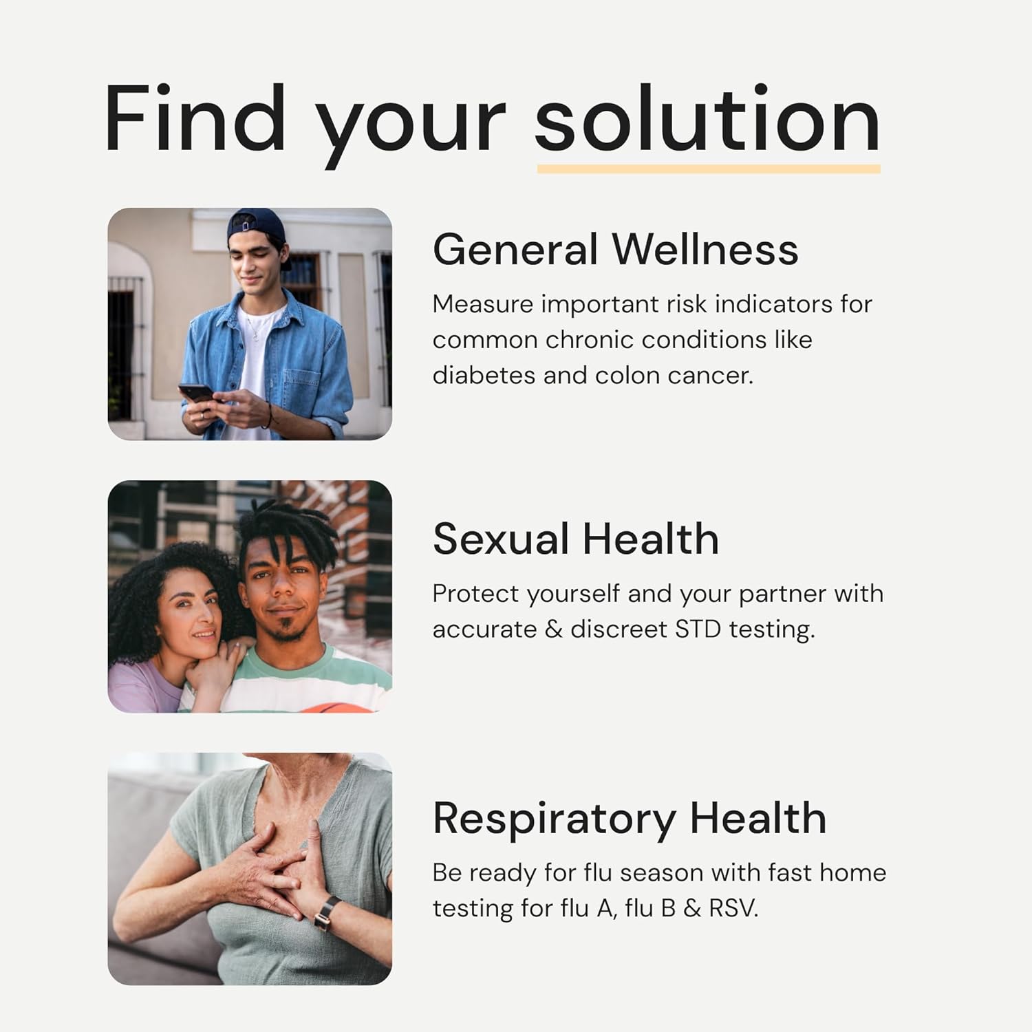 At-Home STD Test for Chlamydia, Gonorrhea, and Trichomoniasis - Tests for 3 Most Common STDs - STD Testing Kit