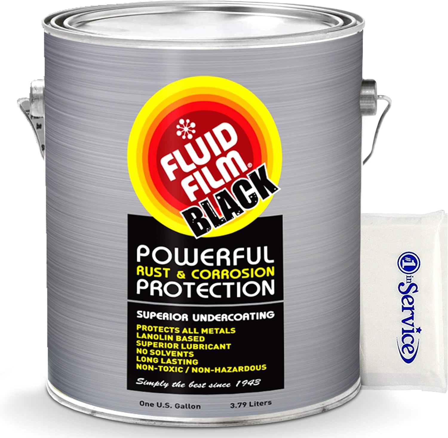 Fluid Film Undercoating Protection, Rust Inhibitor and Prevention, Anti Corrosion Multi Purpose Penetrant and Lubricant Lanolin Formula