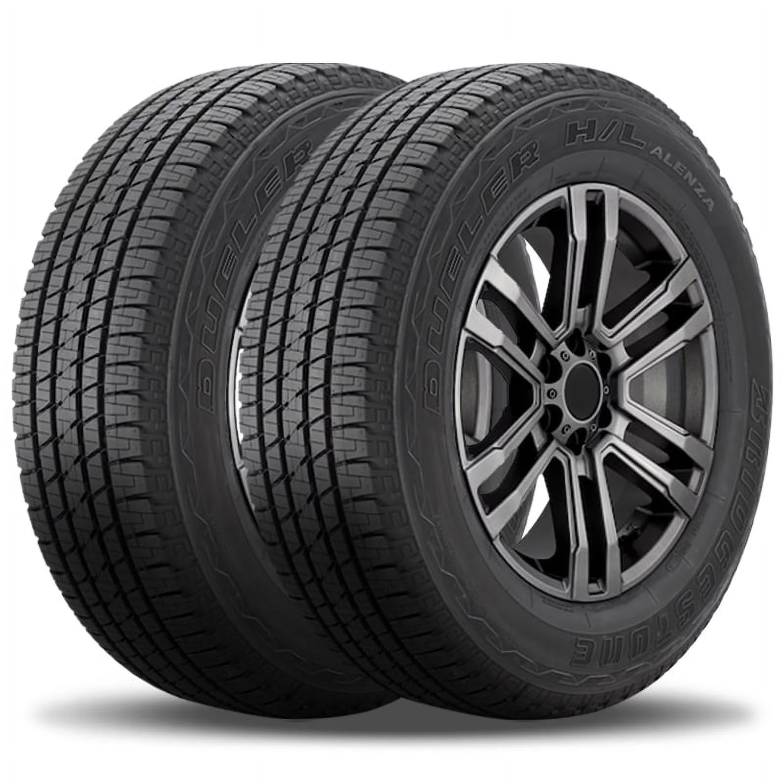 Pair of 2 Bridgestone Dueler H/L Alenza P275/55R20 111S Tires, All Season