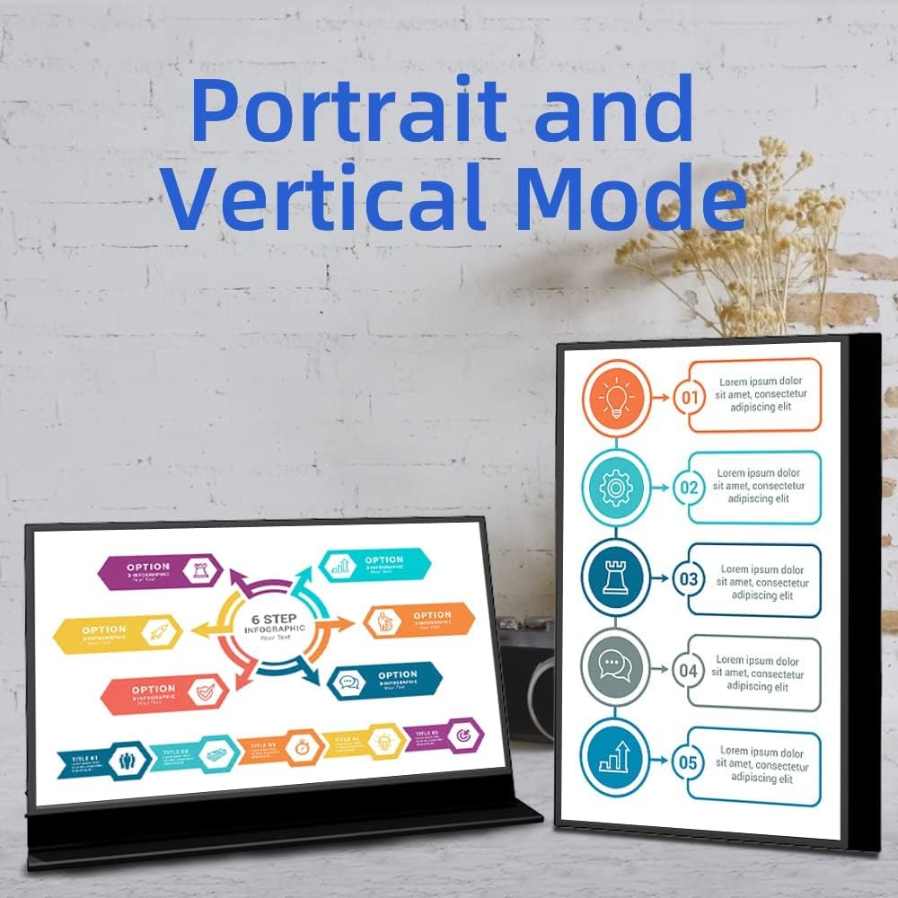 Portable Monitor��AYY 15.8'' 1080P FHD Freesync IPS 100% SRGB Gaming Monitor with Speaker,Vesa