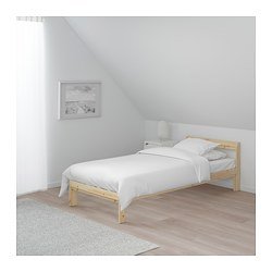Ikea's Neiden Bed frame Bundle with Cleaning Cloth (Twin)