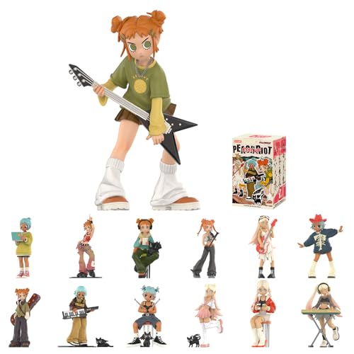 POP MART Peach Riot Rise Up Series Figures, 12PCs Peach Riot Blind Box Figures, Random Design Action Figures Collectible Toys Home Decorations
