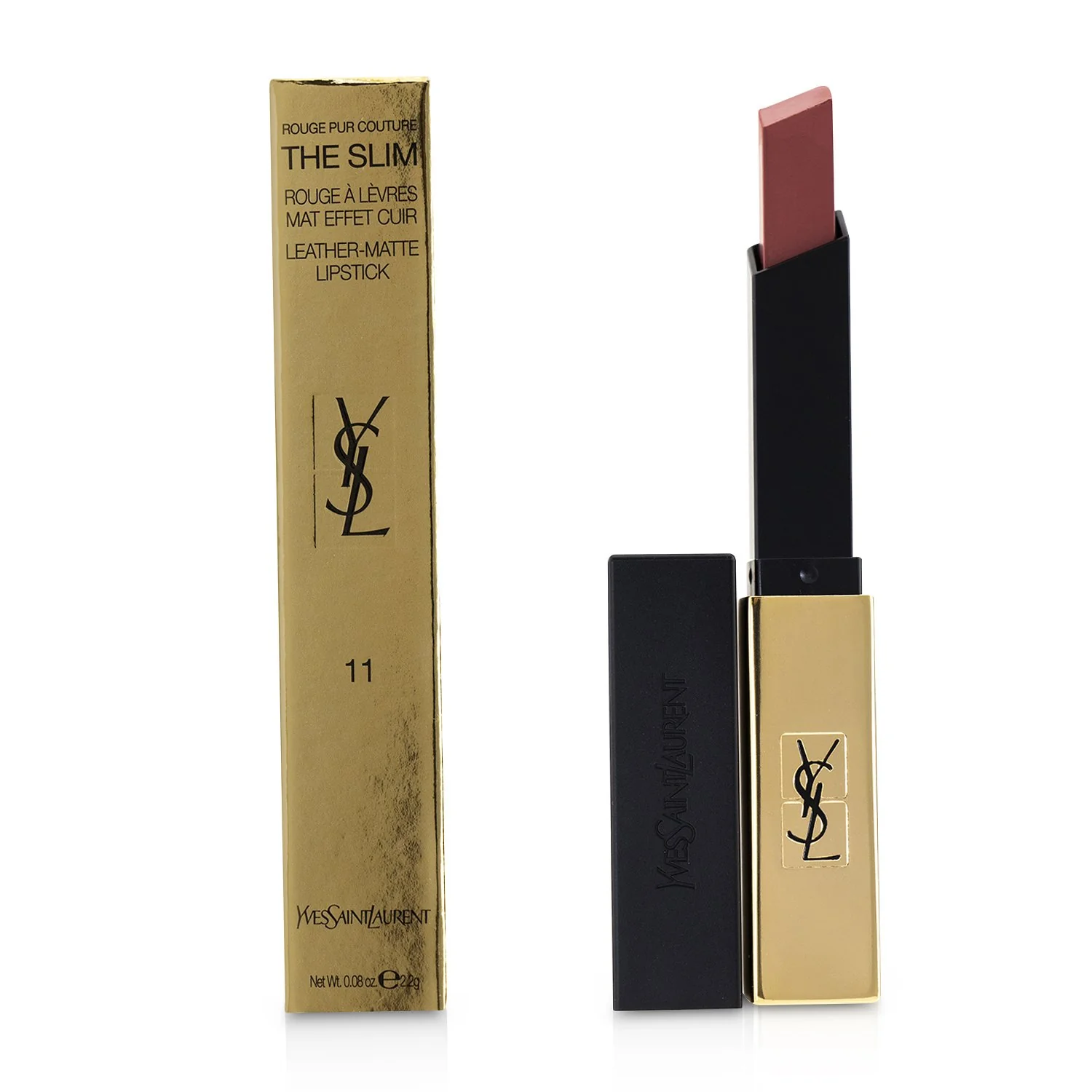 Yves Saint Laurent Rouge Pur Couture The Slim Leather Matte Lipstick - # 32 Rouge Rage  2.2g/0.08oz
