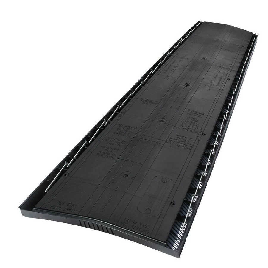 GAF 5025826 0.875 x 11.5 in. x 4 ft. L Cobra Black Plastic Roof Vent Case - Pack of 10
