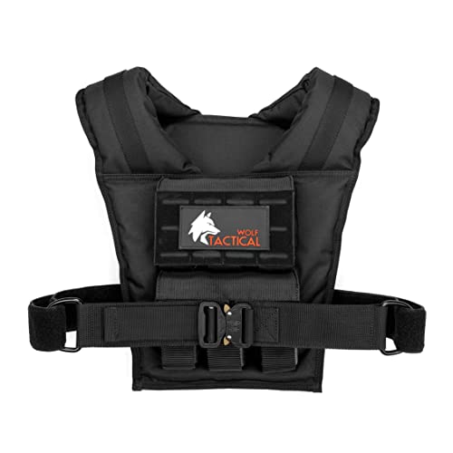 WOLF TACTICAL Weighted Training Vest - Weighted Vest Men Strength Training Weight Vests Workout Vest Weight Vest for Men