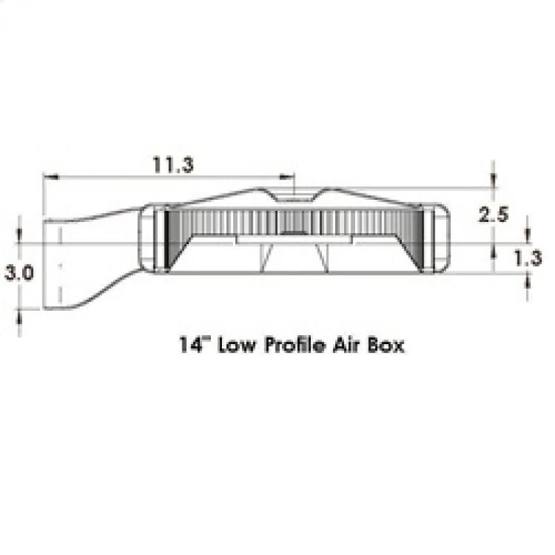 Spectre Performance Air Box ProFab Kit 14x22 OD 98625