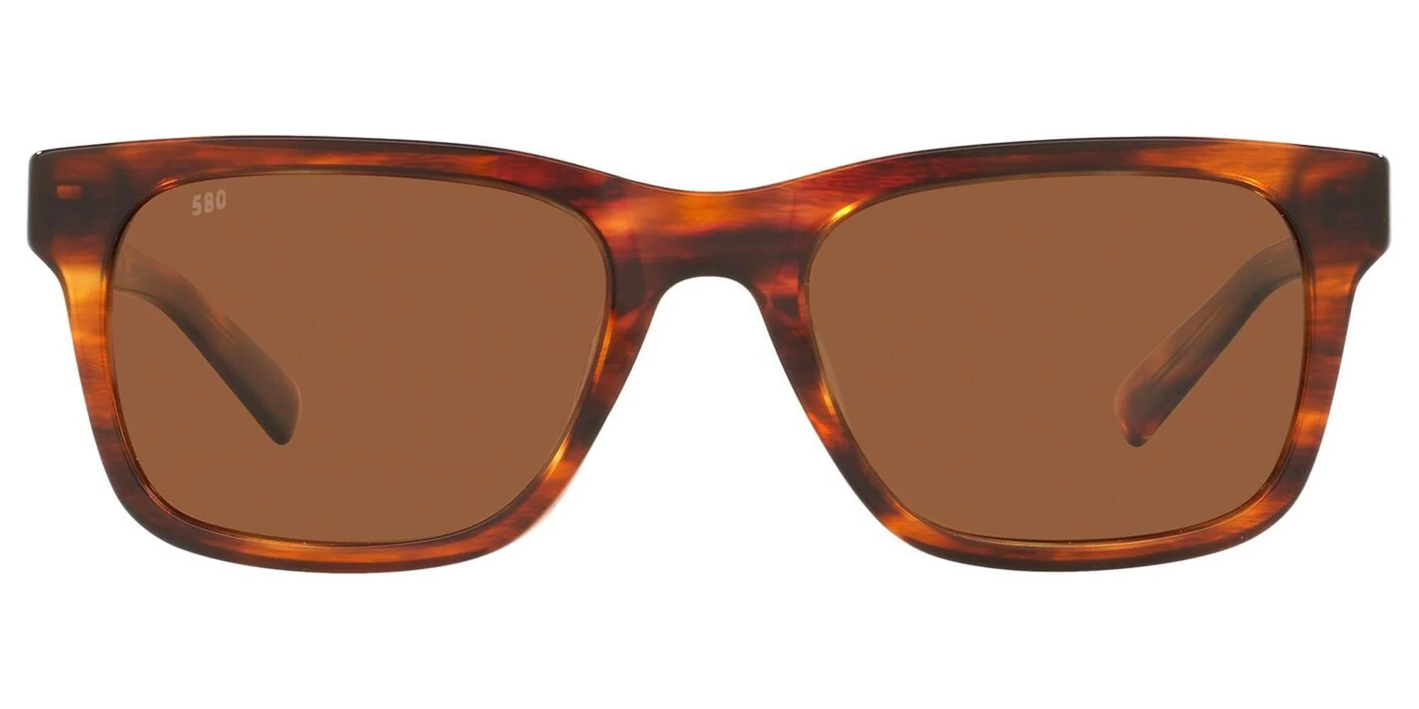 Costa Del Mar Tybee Polarized Blue Mirror 580G Square Sunglasses TYB 282 OBMGLP