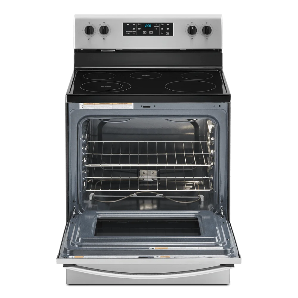 Whirlpool Wfe505w0j 30" Wide 5.3 Cu. Ft. Free Standing Electric Range - Stainless Steel