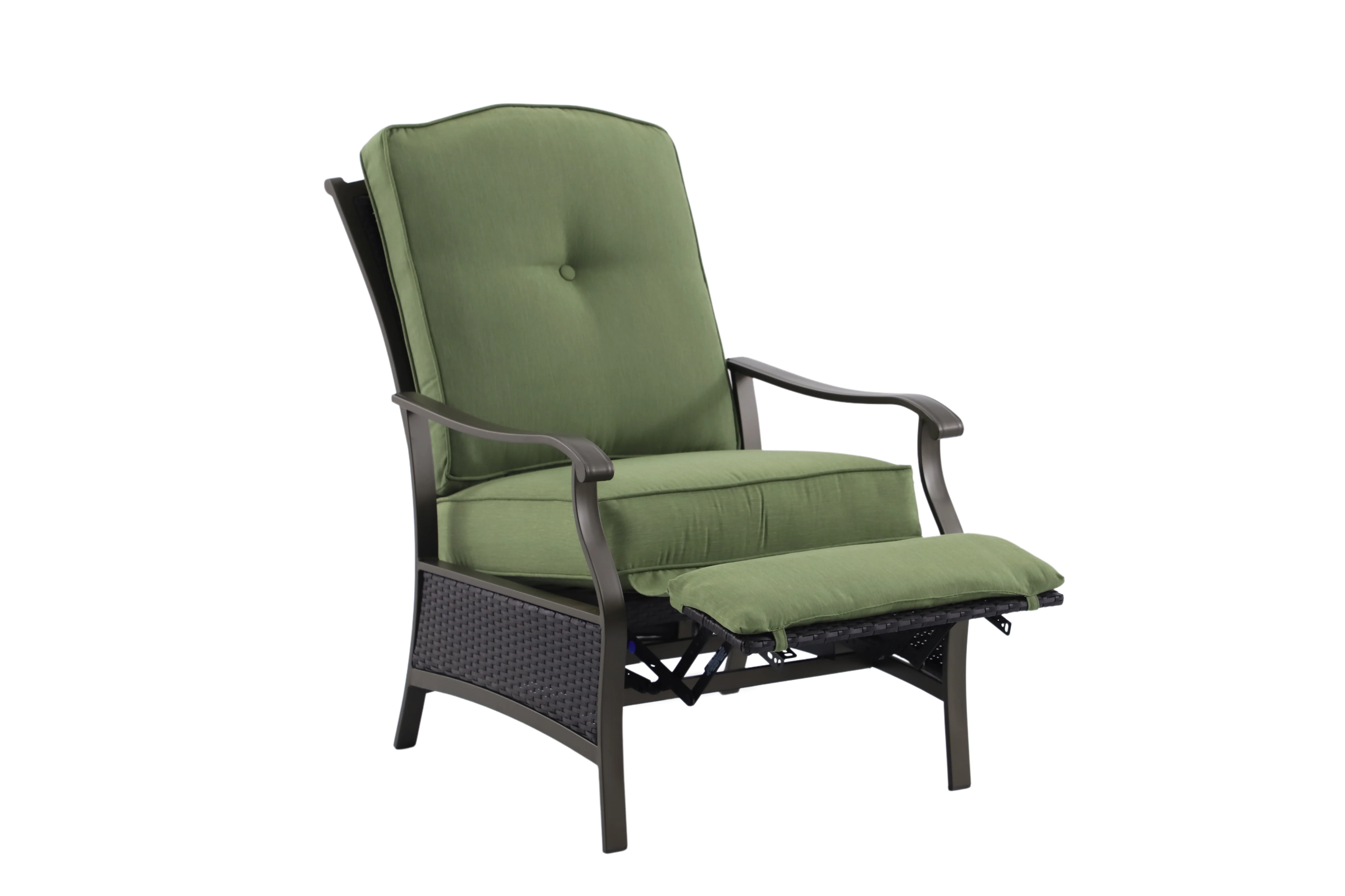 Better Homes & Gardens Steel Providence Outdoor Recliner, Green