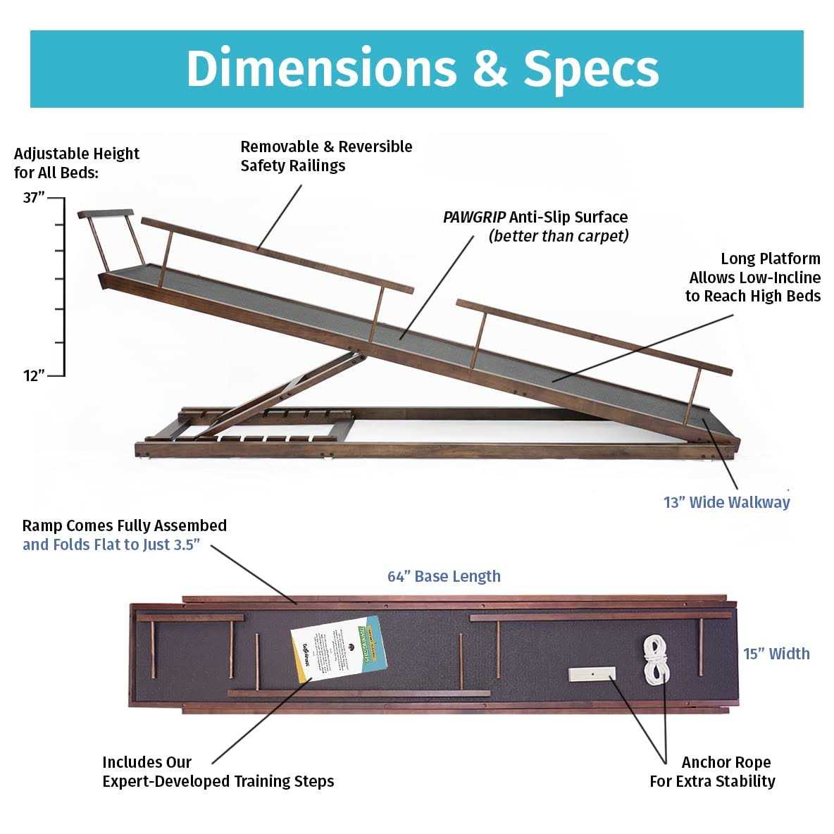 DoggoRamps Inc. The Small Dog Ramp for Beds - Pet Supplies online store