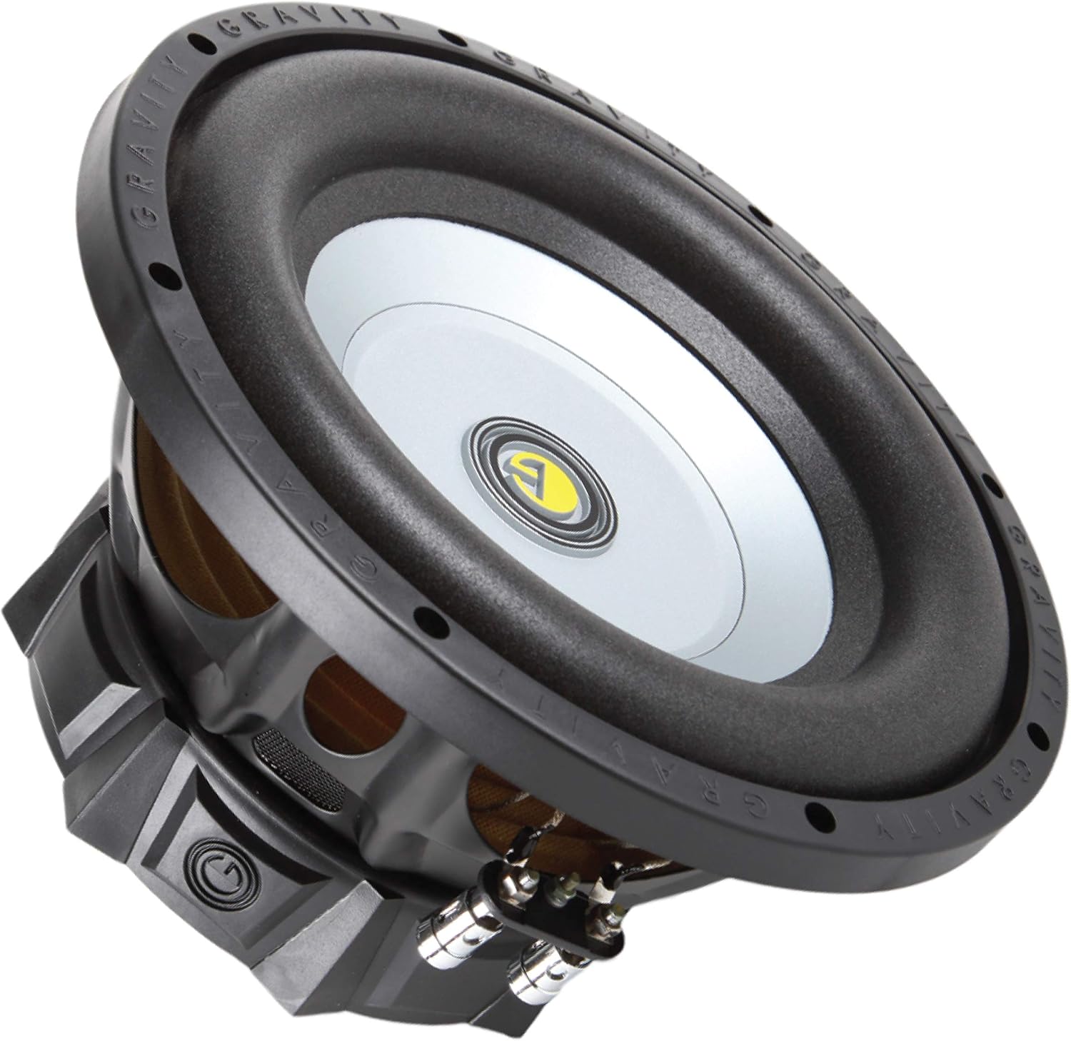 Gravity 10 Inch 1000 Watt Car Audio Subwoofer w/ 4 Ohm DVC Power (Single) Pack of 2