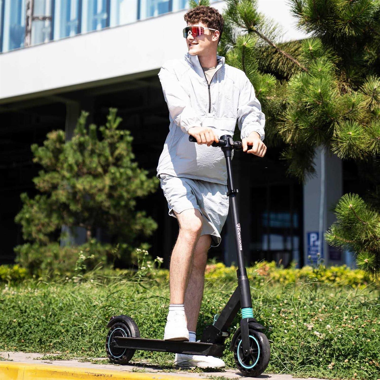 Evercross E8 Electric Scooter 8 Tires 350w Motor up to 15 MPH &amp; 12 Miles - Sports Supplies Online Store