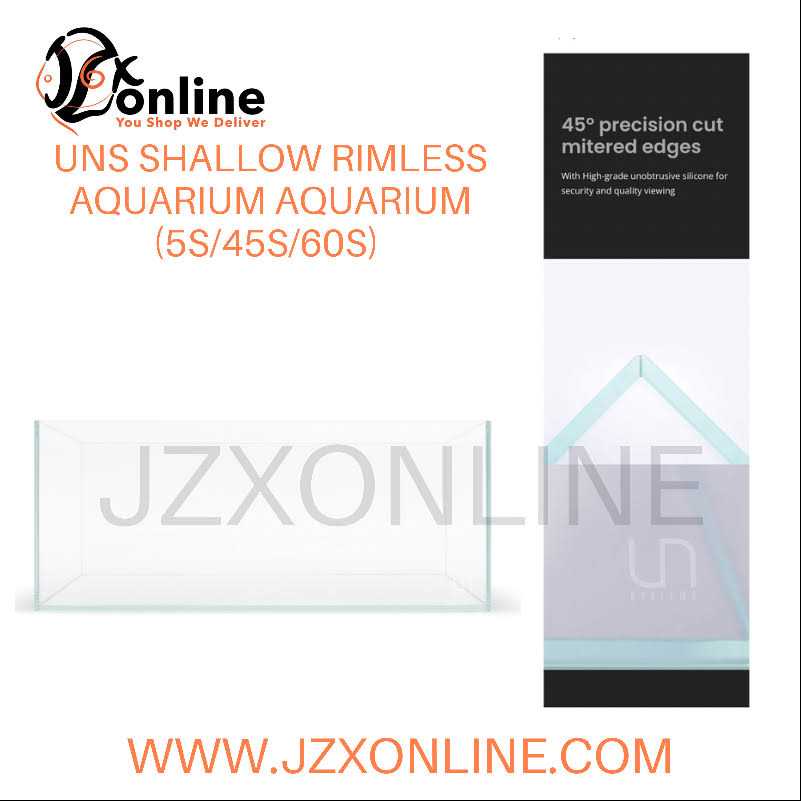 UNS Ultra Clear Rimless Aquarium - Pet Supplies online store