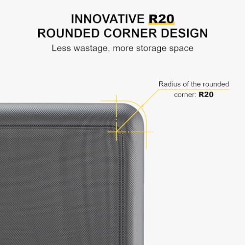 LEVEL8 Hard Shell Carry on Luggage Airline Approved, Carry-on Suitcases with Wheels, Lightweight Luminous Textured Hardside Travel Bag with Tsa Lock