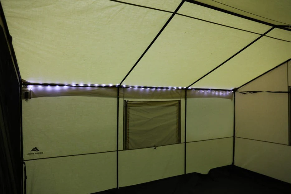 Ozark Trail 6-Person North Fork 12' x 10' Outdoor Wall Tent, with Stove Jack