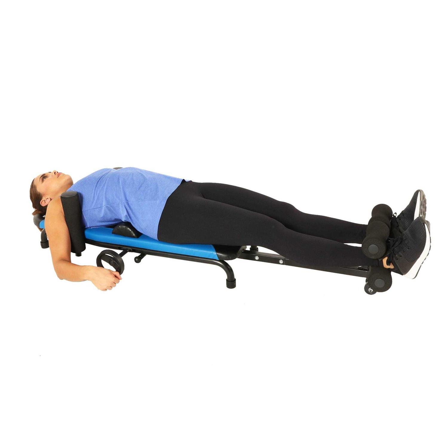 Exerpeutic 100 Back Stretch Traction Table Inversion Alternative with 300 Lbs. Weight Capacity - Sports Supplies Online Store