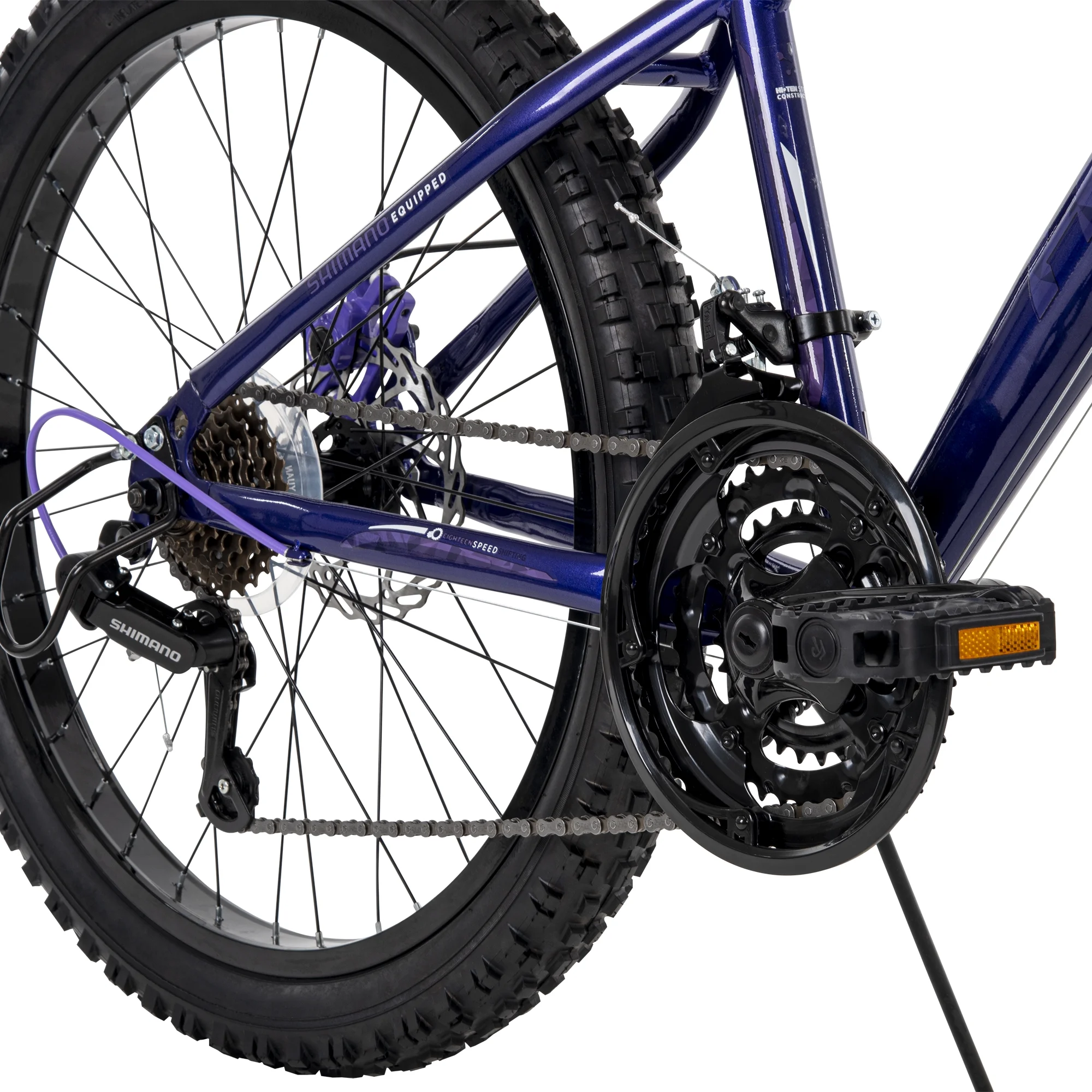 Huffy Extent Girls’ 24-inch Mountain Bike, 18-speed, Purple