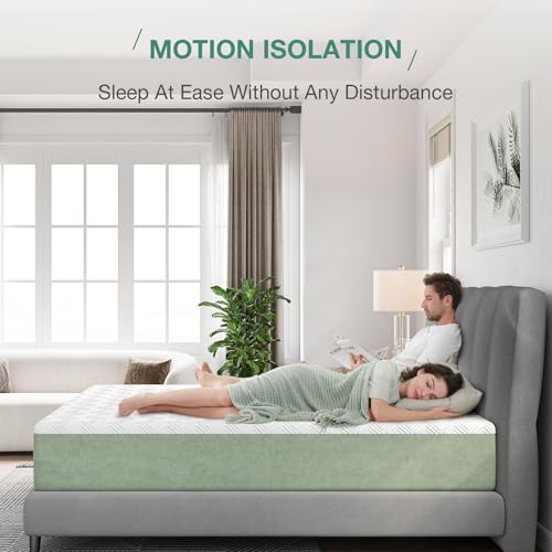 Novilla Twin Mattress, 12 Inch Gel Memory Foam Mattress Twin in a Box, Bamboo Charcoal Foam & Breathable Soft Cover for Clean, Peaceful Sleep