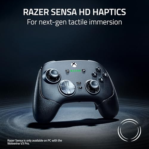 Razer Wolverine V3 Pro Wireless Gaming Controller: Licensed for Xbox Series X|S, Xbox One, Windows PC - 6 Remappable Buttons - Fast Triggers
