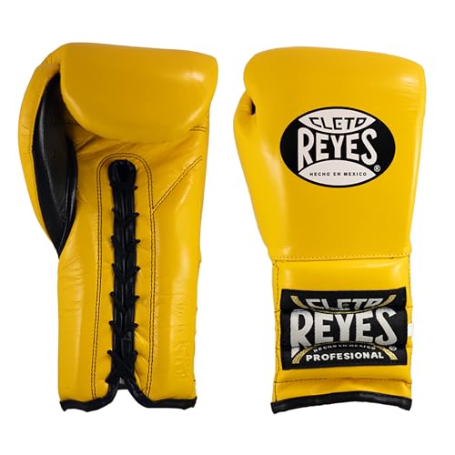 CLETO REYES Traditional Professional Boxing Gloves with Laces for Training, Sparring and Heavy Punching Bags for Men and Women, MMA, Kickboxing