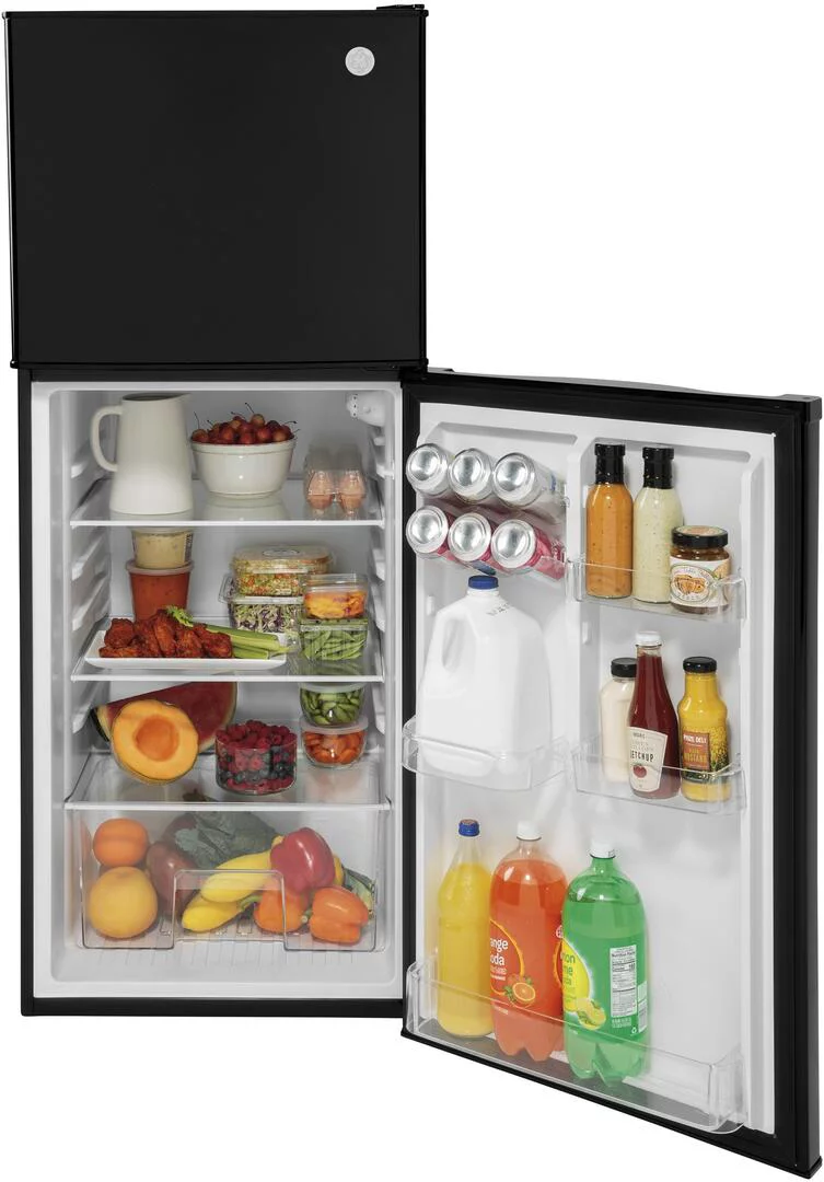 GE APPLIANCES GPV10FGNBB GE(R) 9.8 Cu. Ft. 12 Volt DC Power Top-Freezer Refrigerator