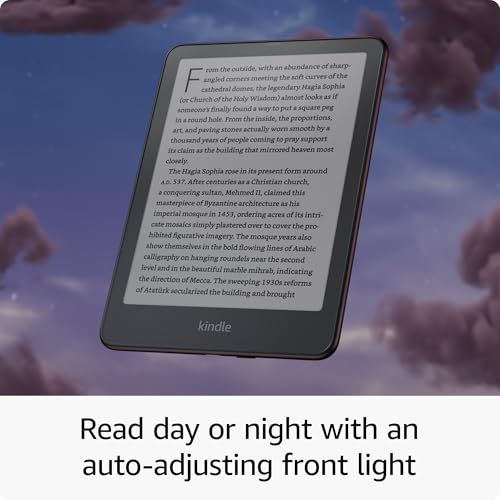 All-new Amazon Kindle Paperwhite Signature Edition (32 GB) – Our fastest Kindle with auto-adjusting front light, wireless charging