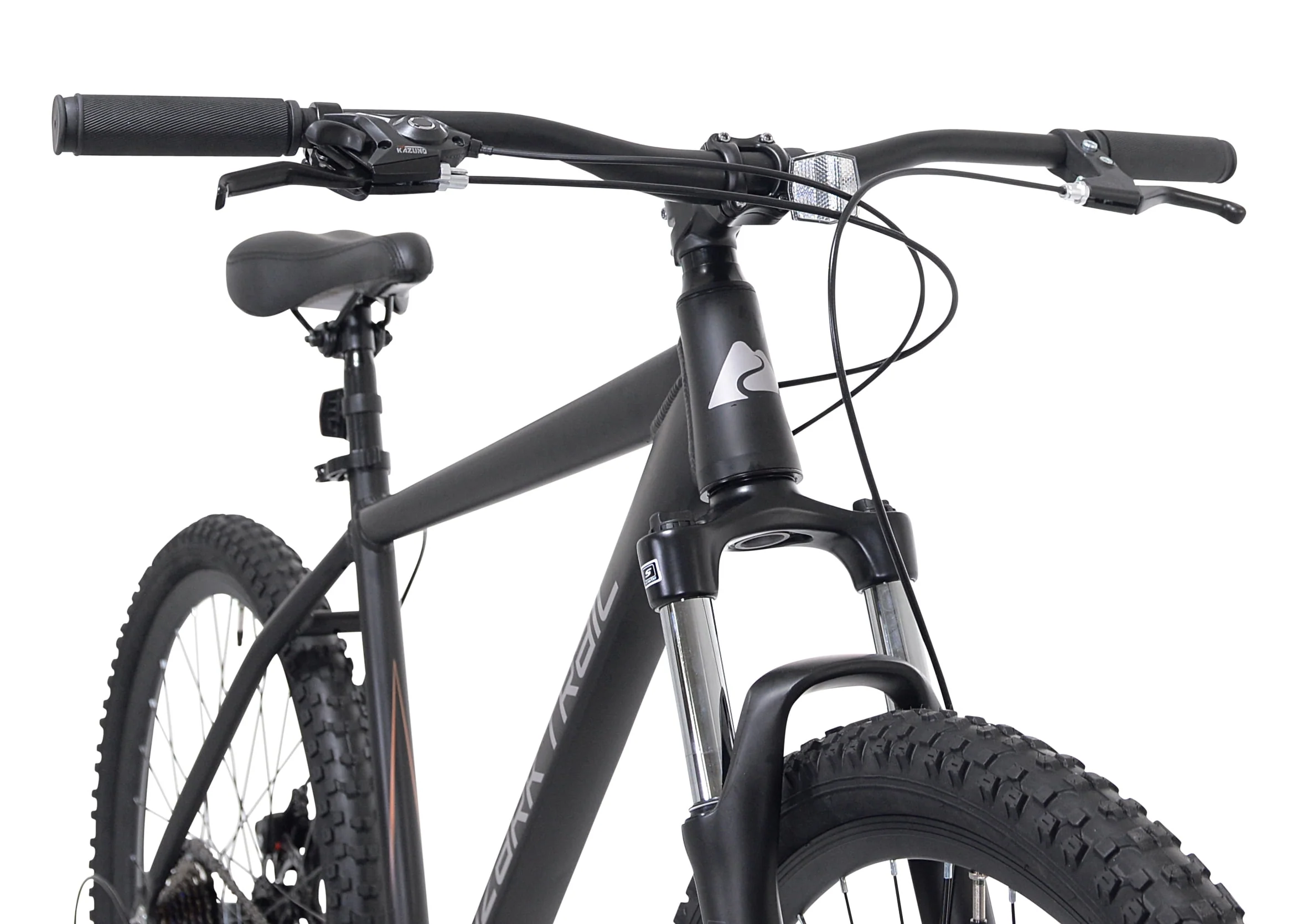 Ozark Trail 27.5 Vibe Mountain Bike, Medium Frame, Black, Adult, Unisex