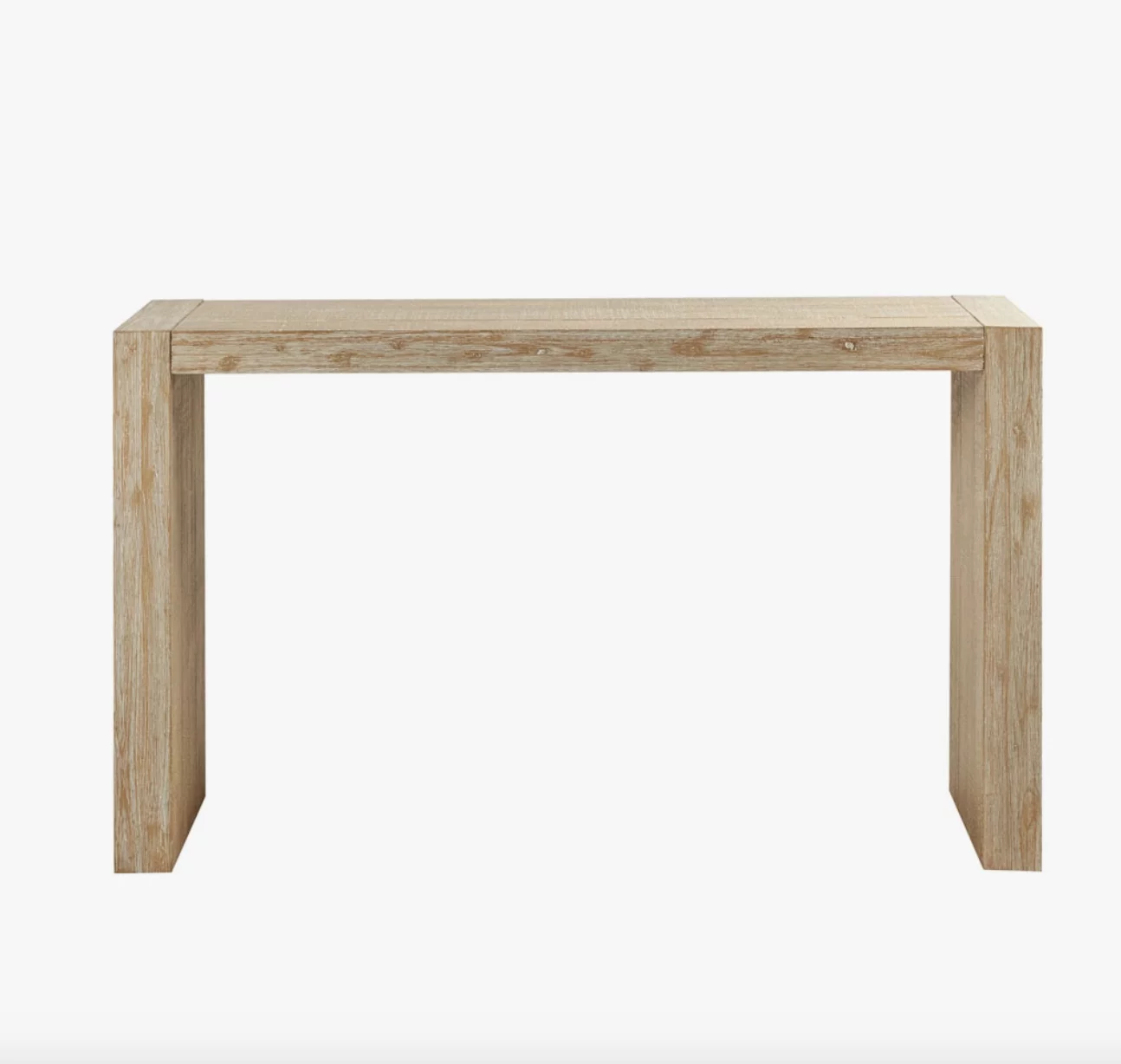 Reclaimed Farmhouse Natural Wood Console Table