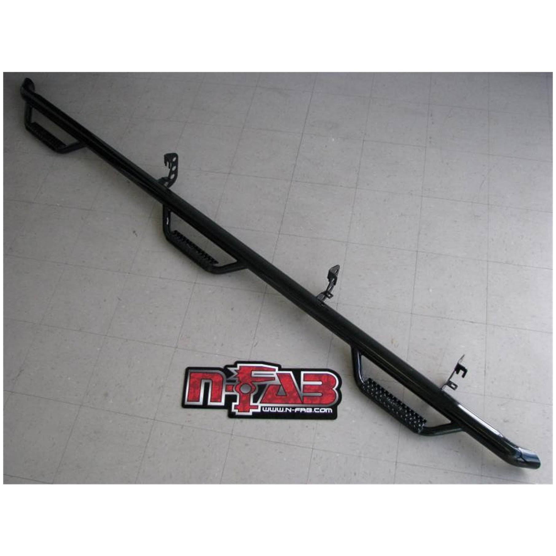N-Fab D1594QC-6 - Wheel to Wheel Nerf Step Bar w/Bed Access - TruckProUSA