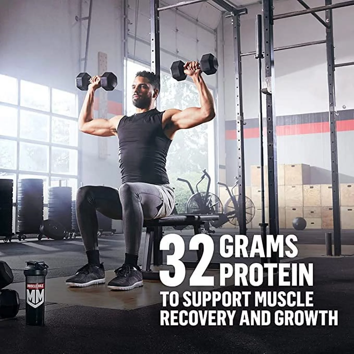 Muscle Milk Genuine Protein Powder, Chocolate, 1.93 Pound, 12 Servings - Curated Treasures Market