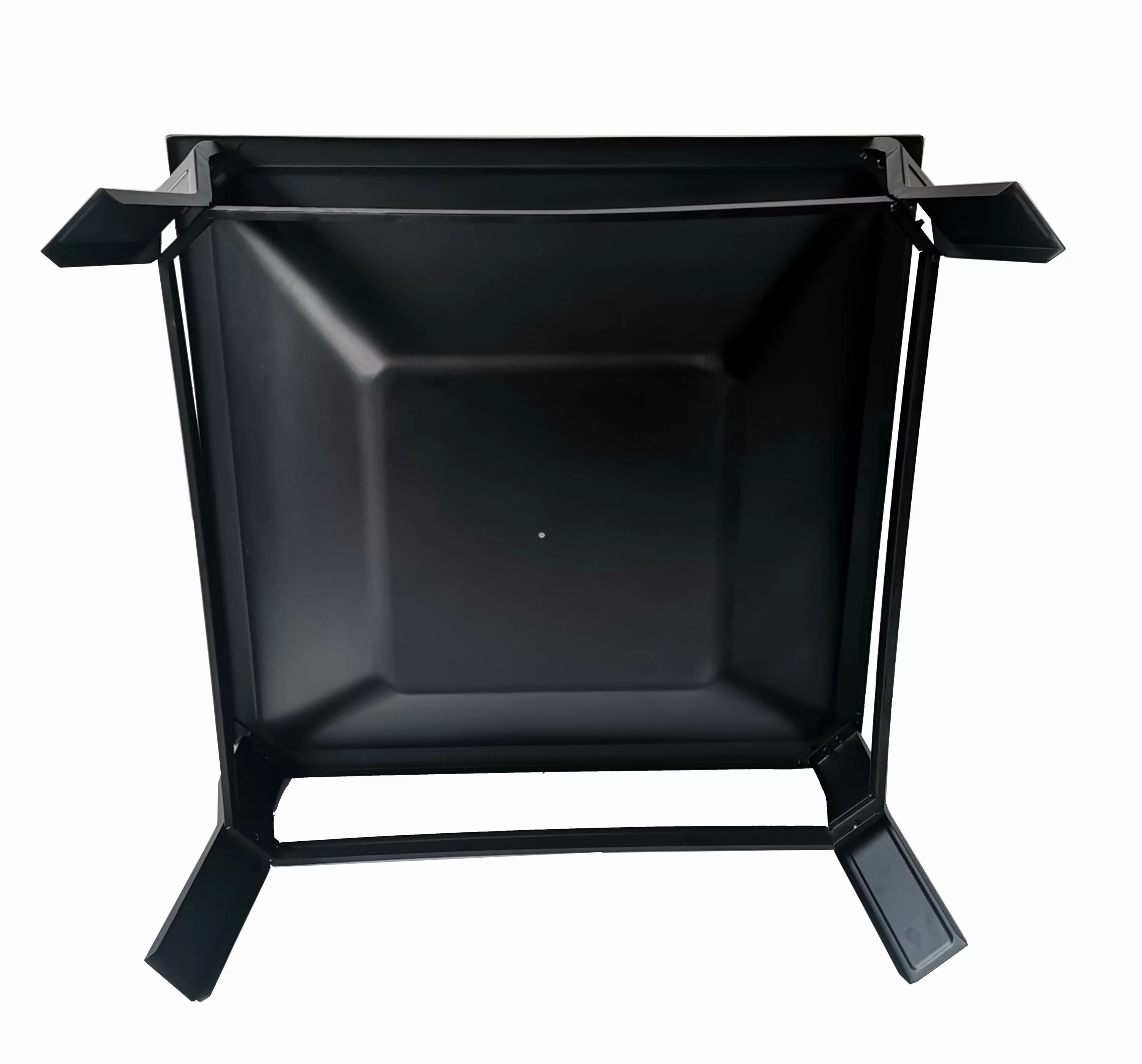 Mainstays Greyson 30�� Square Wood Burning Fire Pit with Mesh Screen, Steel Fire Pit