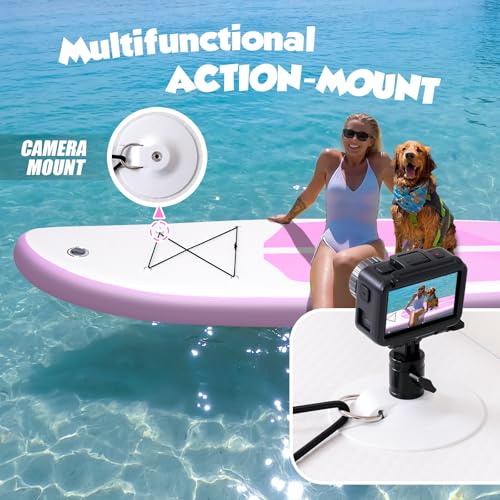 Tuxedo Sailor Inflatable Stand Up Paddle Board with Complete Accessories for Surfing and Traveling