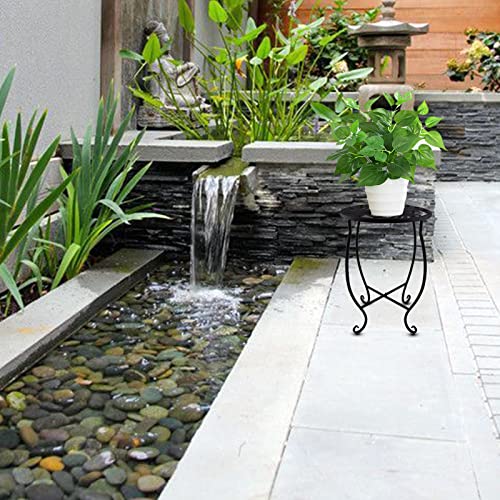 TLBTEK 2 pcs Indoor Planter Stand,Metal Plant Stands Outdoor ,Modern Flower Pot Stand Holder Rack Display for Home,Kitchen,Patio,Garden, Corner