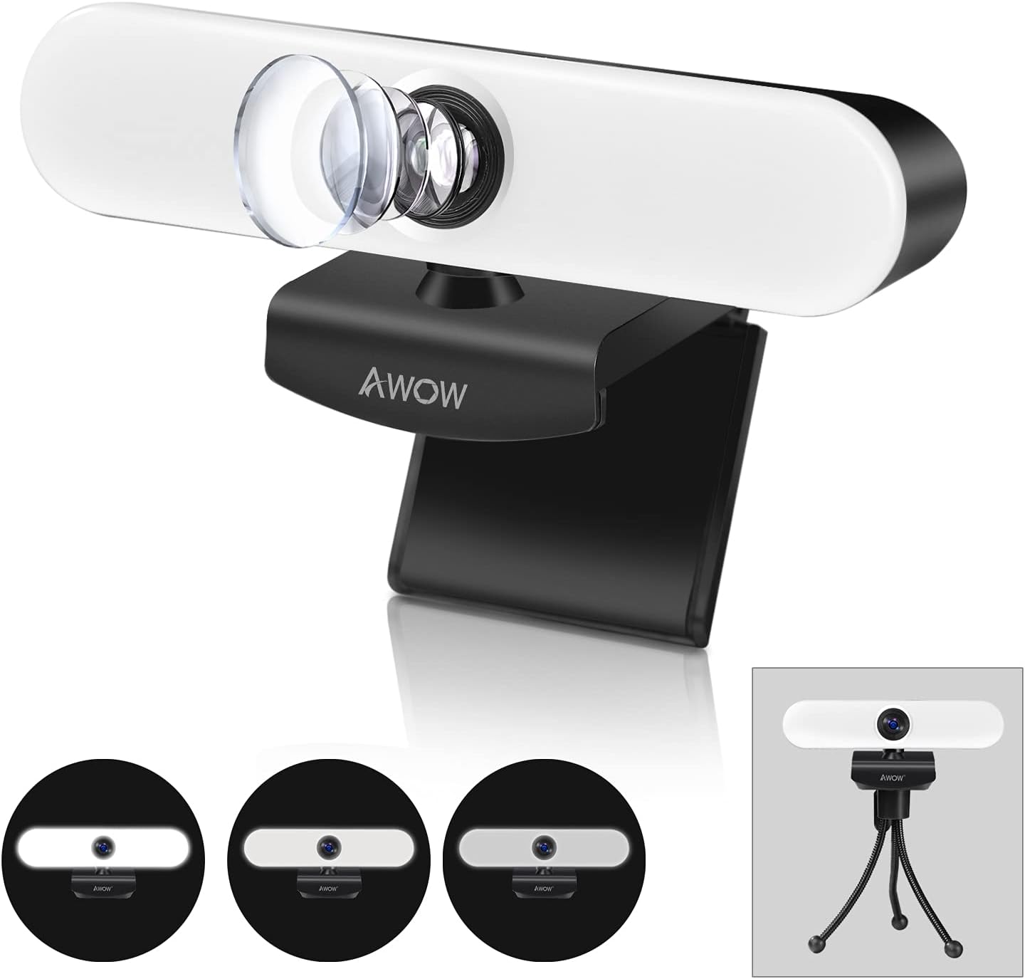 AI Humanoid Auto Tracking Webcam 1080P