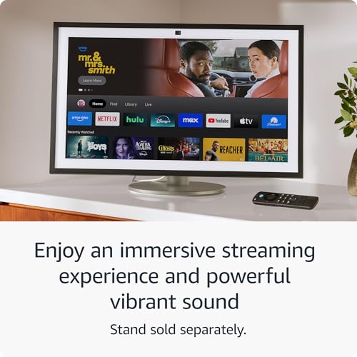 Amazon Echo Show 15 (newest model), Full HD 15.6 kitchen hub for home organization, with built-in Fire TV and Alexa